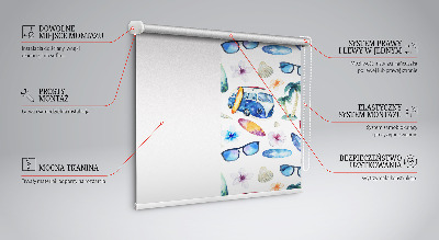 Voitures et palmiers à Hawaï dans le style Store intérieur fenêtre
