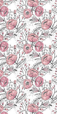 Store enrouleur boutons de fleurs de l'arbre