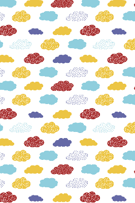 Store enrouleur nuages colorés