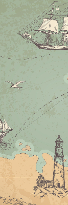 Store intérieur de la carte des océans
