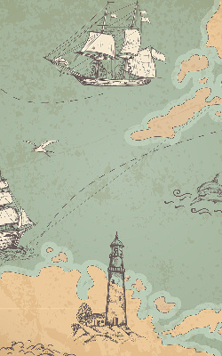 Store intérieur de la carte des océans