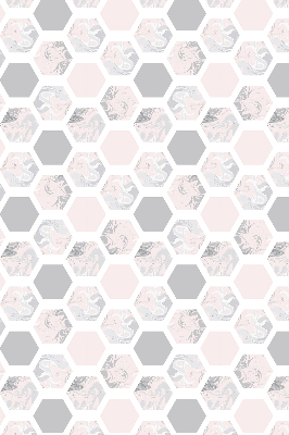 Store intérieur en forme d'hexagones