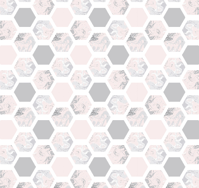 Store intérieur en forme d'hexagones