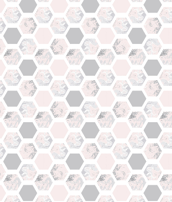 Store intérieur en forme d'hexagones