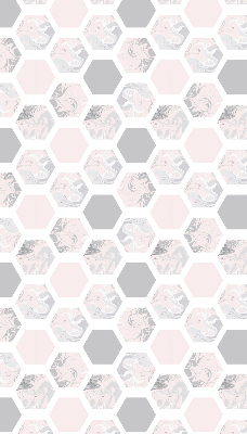 Store intérieur en forme d'hexagones