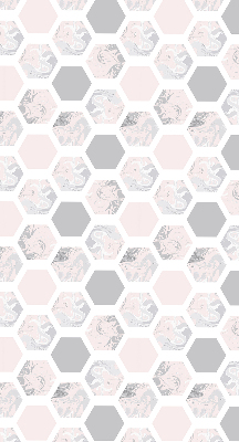 Store intérieur en forme d'hexagones