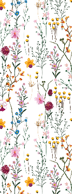 Store intérieur fleurs colorées