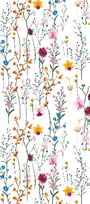 Store intérieur fleurs colorées