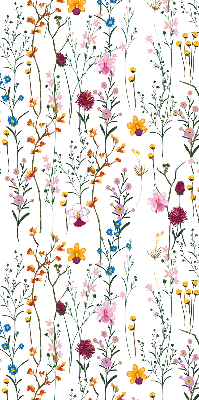 Store intérieur fleurs colorées