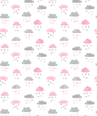 Store intérieur nuages roses et gris