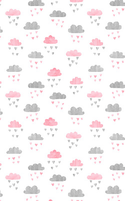 Store intérieur nuages roses et gris