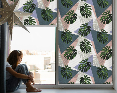 Store intérieur de la plante en feuilles