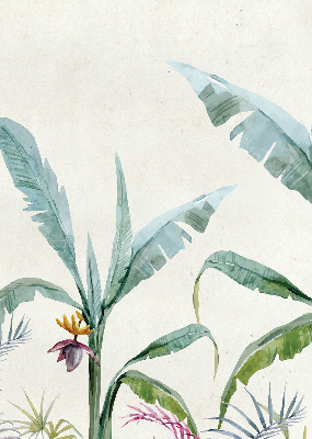 Store enrouleur de couleur naturelle exotique