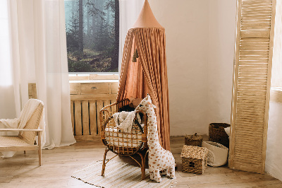 Store intérieur fenêtre la forêt la nuit