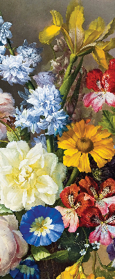 Store enrouleur de couleur bouquet de fleurs