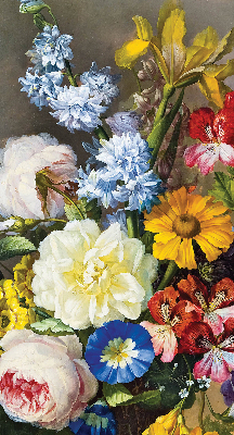 Store enrouleur de couleur bouquet de fleurs