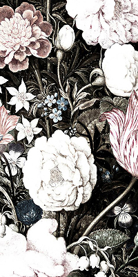 Store intérieur en bouquet de fleurs