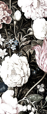 Store intérieur en bouquet de fleurs
