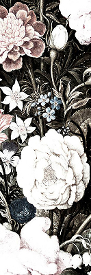 Store intérieur en bouquet de fleurs