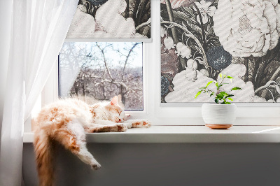 Store intérieur en bouquet de fleurs