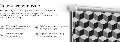 Store intérieur en cubes 3D