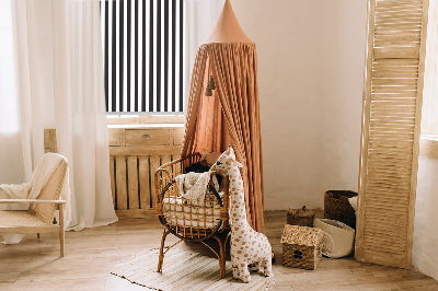 Store intérieur à rayures noires et blanches