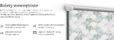 Store enrouleur de type demi-cercle