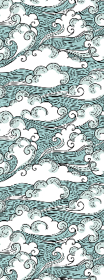 Store enrouleur nuages et vent