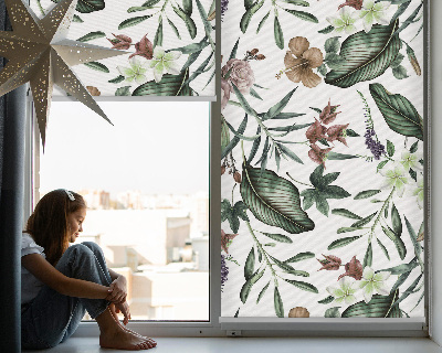 Store intérieur en nature exotique