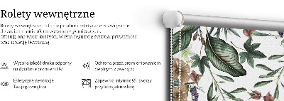 Store intérieur en nature exotique