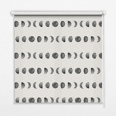 Store intérieur fenêtre pour les phases de la lune