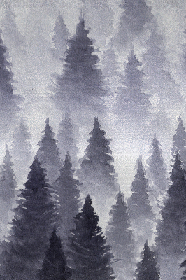 Store enrouleur en couleur Forêt brumeuse