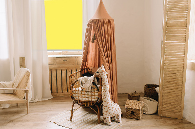 Store intérieur jaune