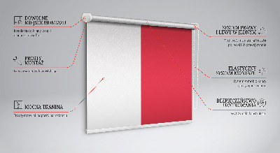 Store intérieur rouge