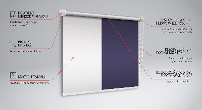 Store intérieur fenêtre en violet foncé