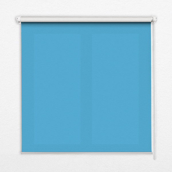 Store intérieur fenêtre bleu