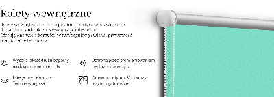 Store intérieur de couleur turquoise