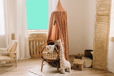 Store intérieur de couleur turquoise