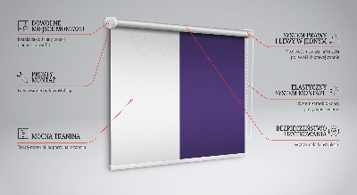 Store intérieur fenêtre violet