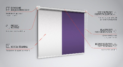 Store enrouleur violet