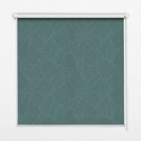 Store intérieur feuilles de palmier vertes