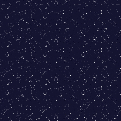 Store intérieur fenêtre avec motif constellation d’étoiles