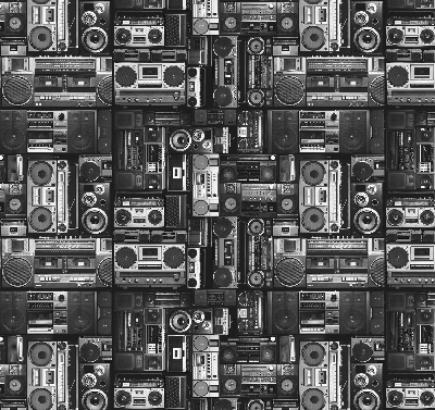 Store intérieur pour haut-parleurs radio