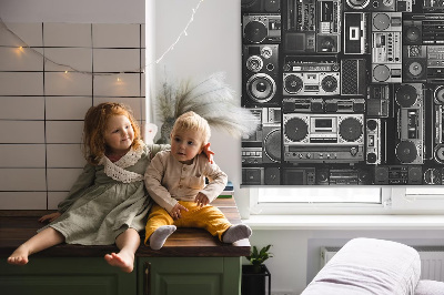 Store intérieur pour haut-parleurs radio