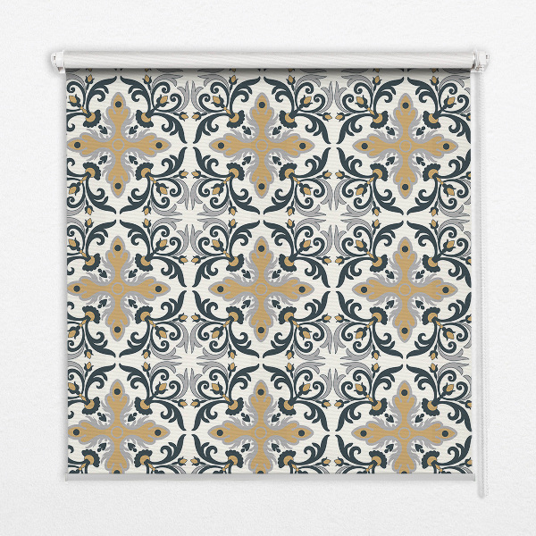 Store enrouleur avec motif carreaux marocains