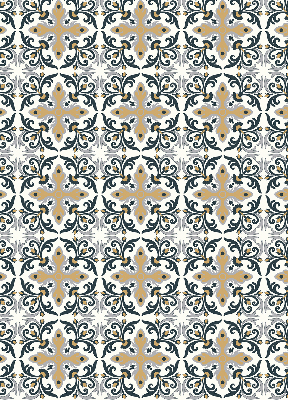Store enrouleur avec motif carreaux marocains