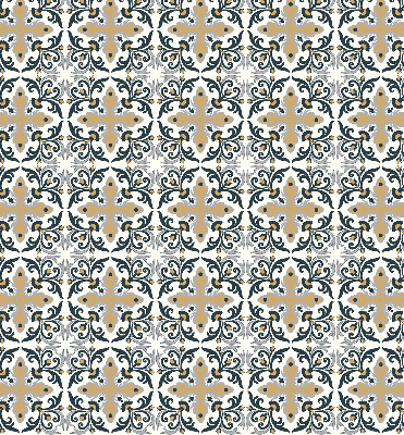 Store enrouleur avec motif carreaux marocains