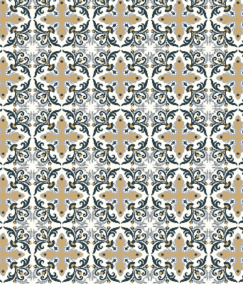 Store enrouleur avec motif carreaux marocains
