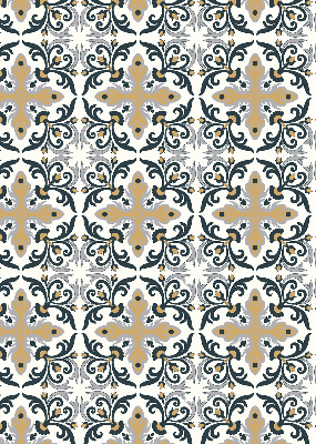 Store enrouleur avec motif carreaux marocains