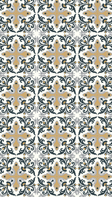 Store enrouleur avec motif carreaux marocains